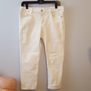 JOE FRESH white jeans